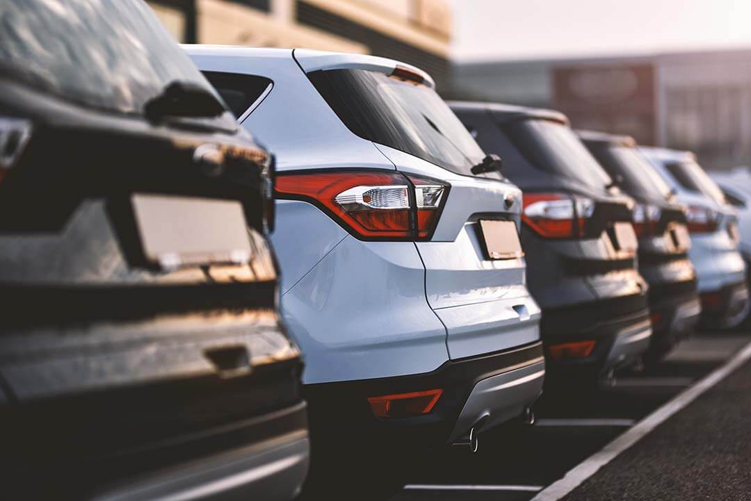 A fleet of used vehicles for sale - buying a used car from Major World concept image