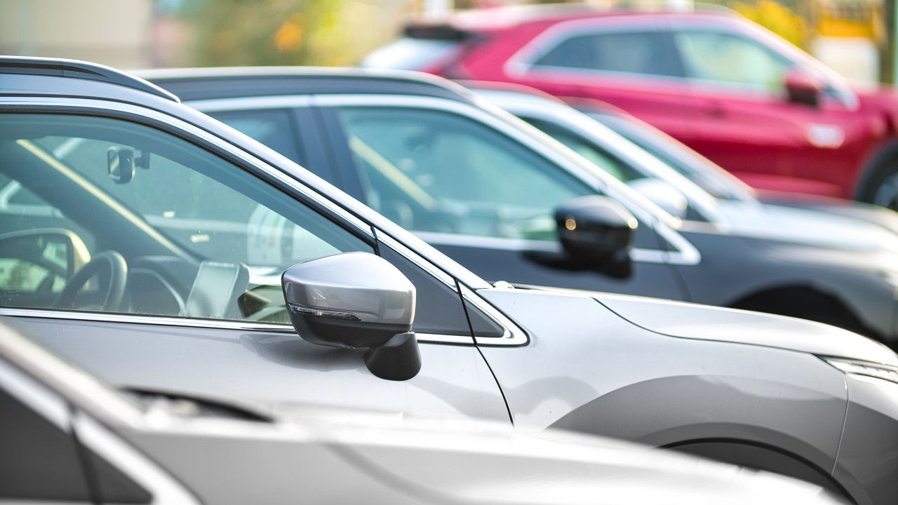 Used Cars Near Jersey City parked on lot